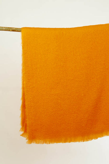 Grand plaid laine mohair uni