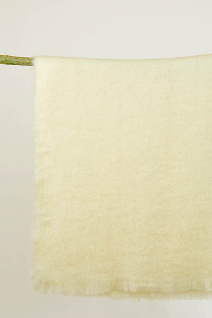 Grand plaid laine mohair uni