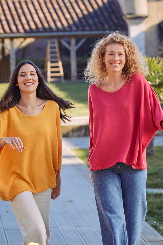 Haut ample en lin et coton bio/seacell pour femme
