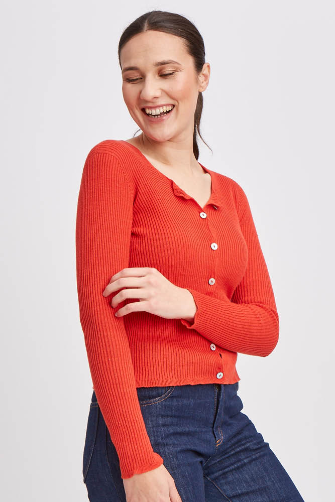 Gilet fin en lin coton bio et seacell
