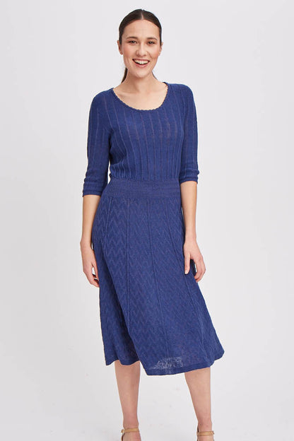 Robe en lin coton bio et seacell
