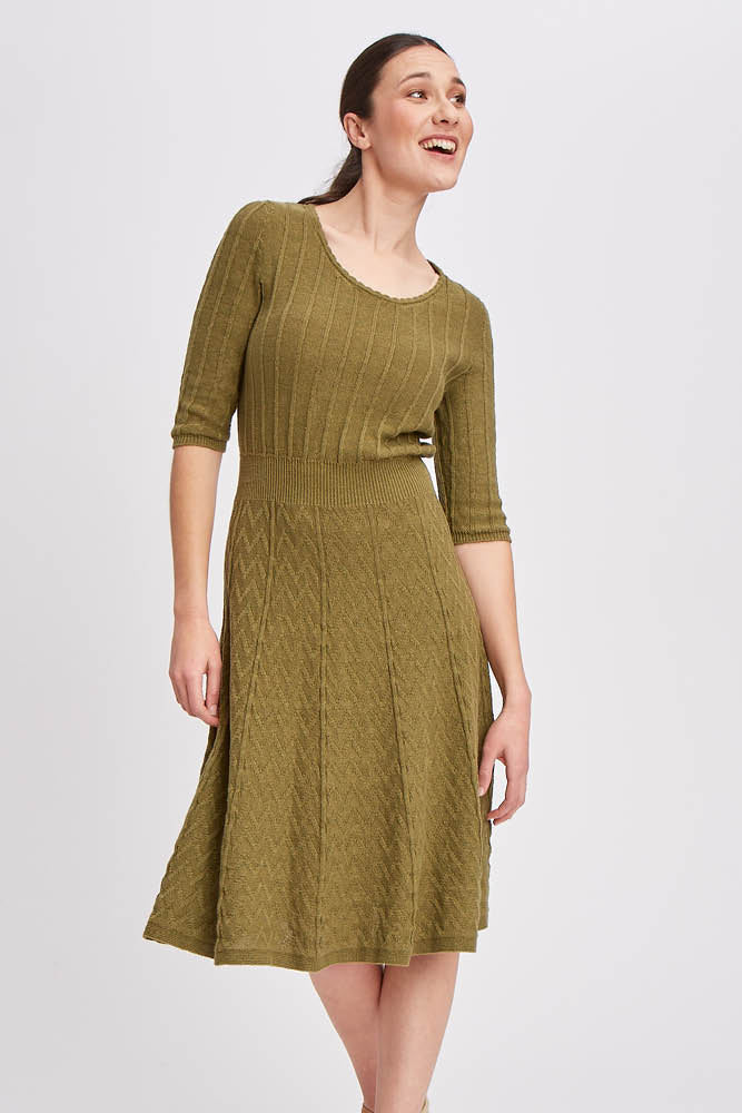 Robe en lin coton bio et seacell