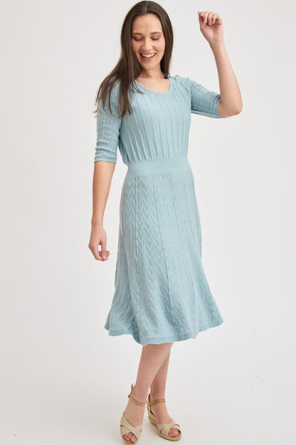 Robe en lin coton bio et seacell