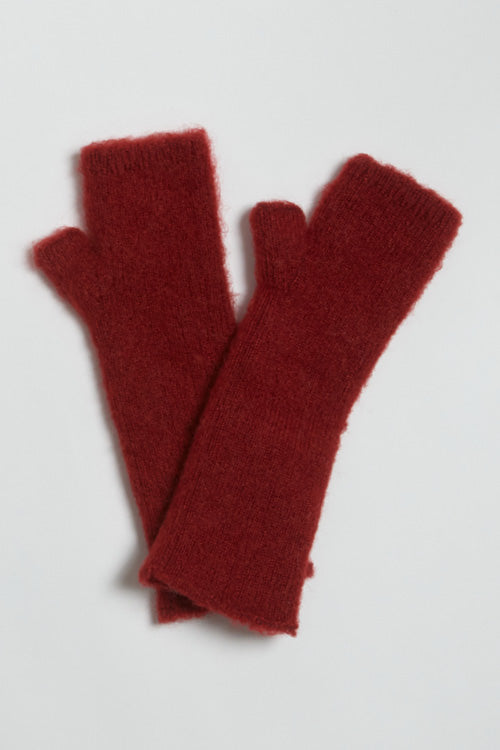 Mitaines laine mohair sans doigts