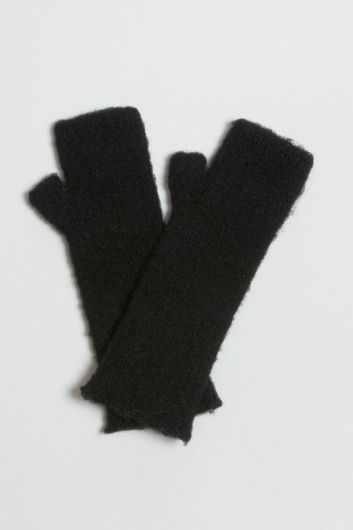 Mitaines laine mohair sans doigts