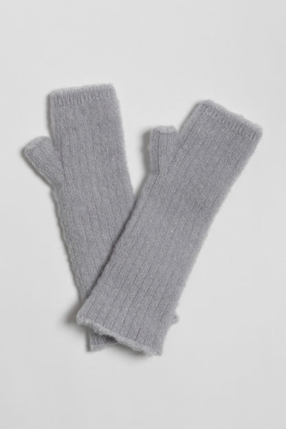 Mitaines laine mohair sans doigts