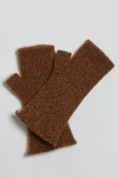 Mitaines yack mohair et soie mixtes