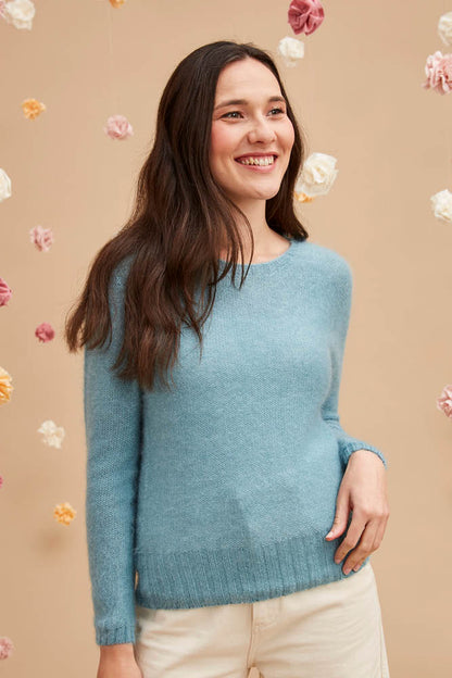 Petit pull mohair pour femme
