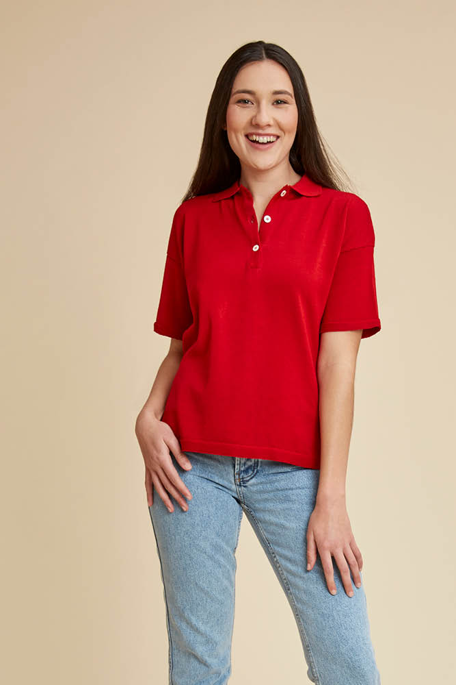 Polo fil d'écosse bio