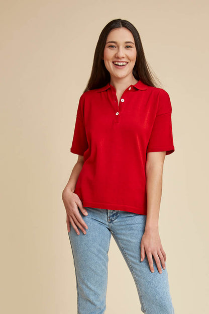 Polo fil d'écosse bio