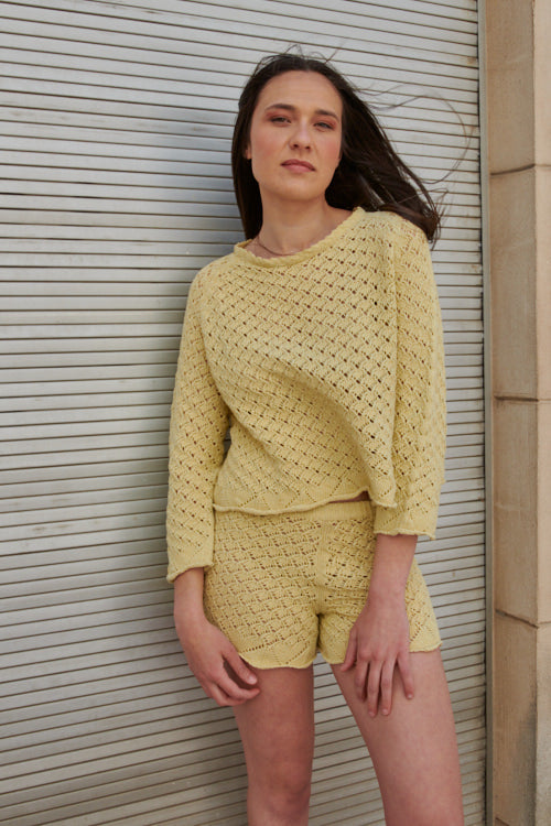 Pull ample en coton recyclé et bio