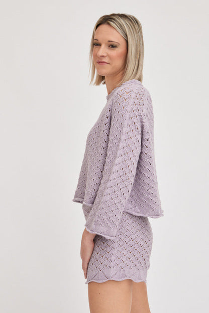 Pull ample en coton recyclé et bio