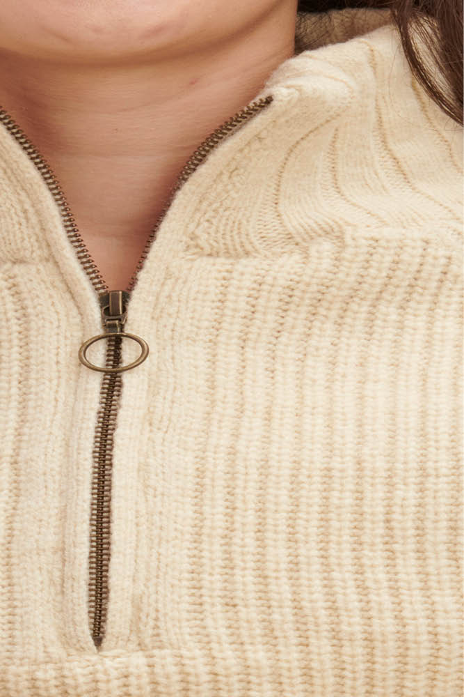 Pull en laine mérinos camionneur femme