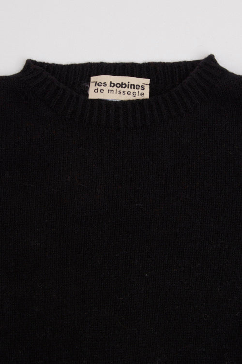 Pull col rond laine recyclée Mael