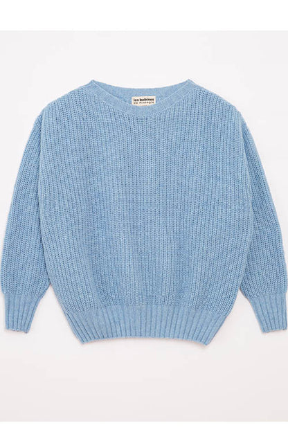 Pull col rond laine recyclée Emilie