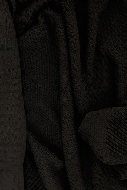 Pull col V coton bio et seacell