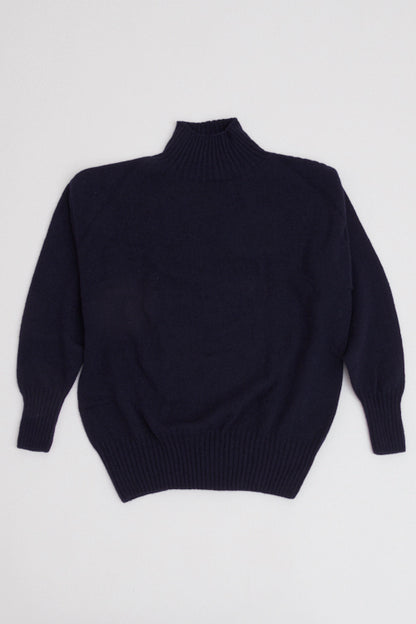Pull laine recyclée col roulé Alice