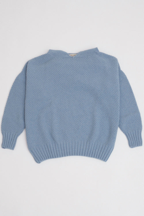 Pull à capuche laine recyclée Louise