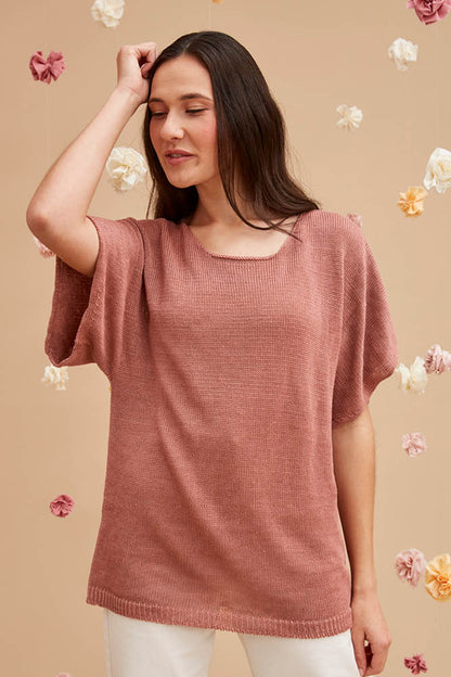 Pull tunique en lin