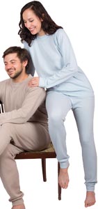 Pyjama laine mérinos femme