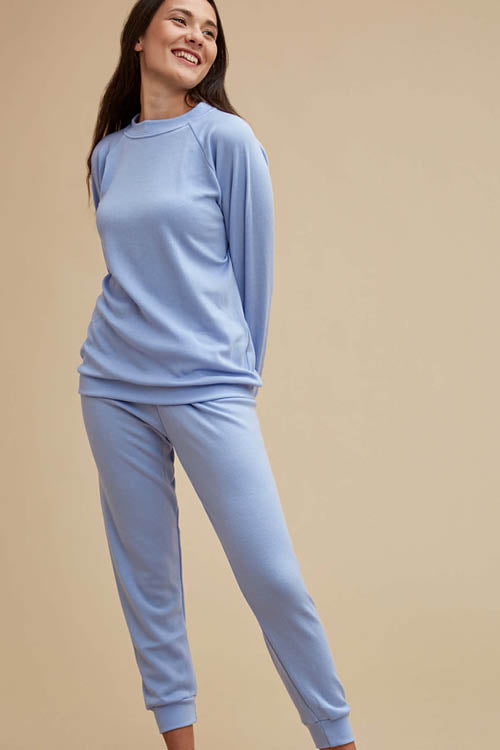Pyjama laine mérinos femme